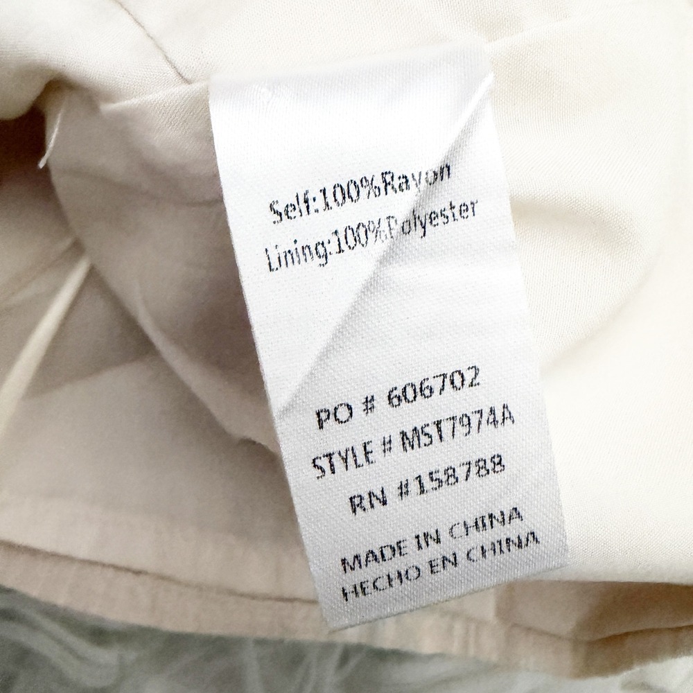 Mable x Anthropologie Floral Embroidered Crop Top Cream Sleeveless MST7974A S - Picture 5 of 6